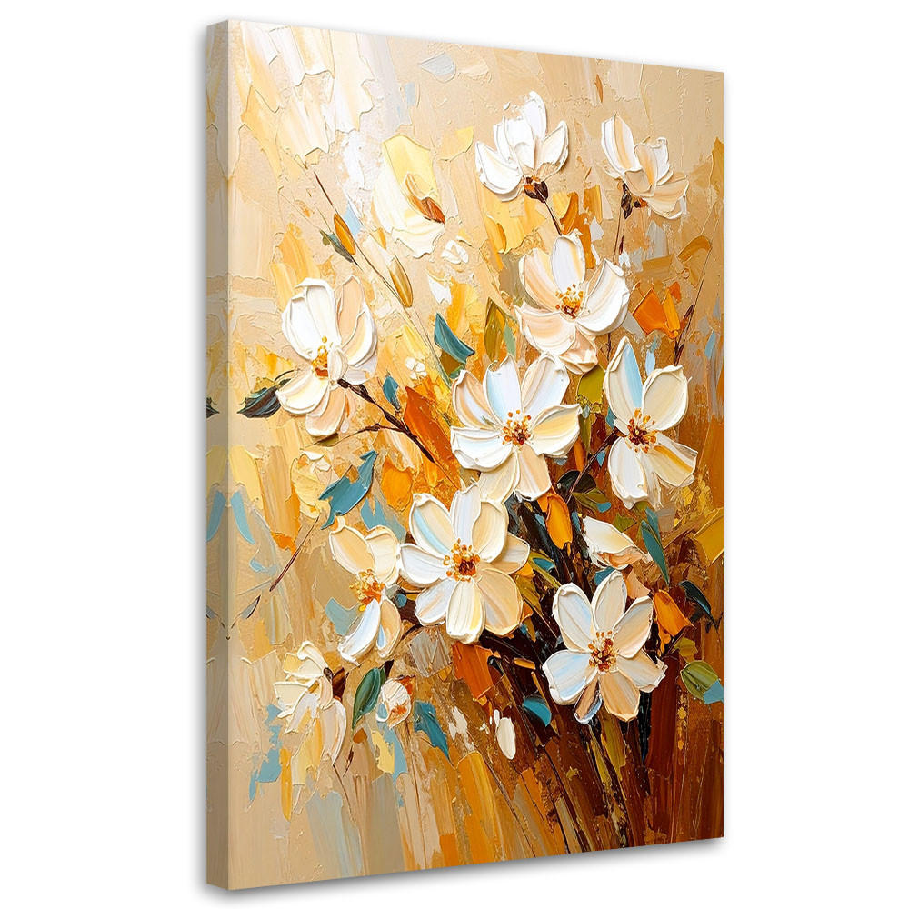 Feeby Leinwandbild Beige 80x120 cm