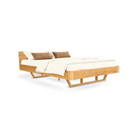 MASSIVHOLZBETT 200 cm x 200 cm - Eichefarben, Holz (200/200cm) - holz4home