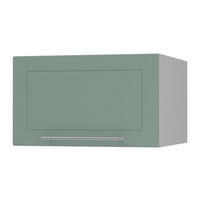 KLAPPHÄNGESCHRANK Kvantum W6B/50 Mint Matt / Grau Matt 50 / 59 / 36cm - Grau/Mintgrün, Holz/Holzwerkstoff (50/36/59cm) - Feldmann-Wohnen