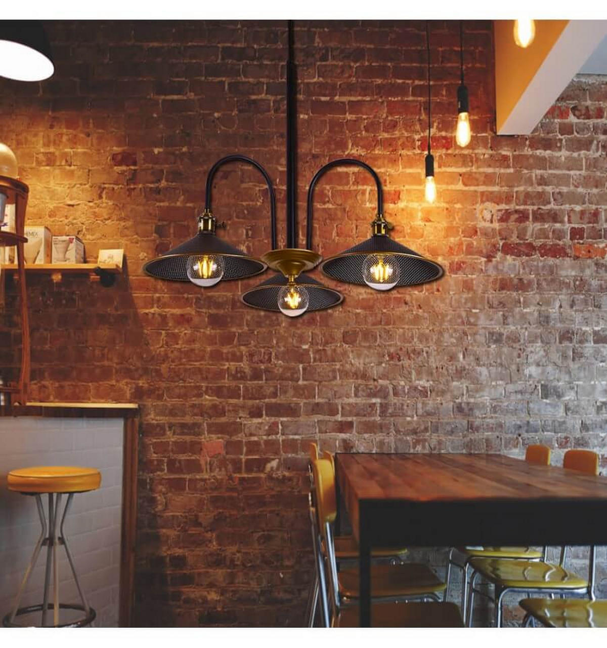 HÄNGELEUCHTE HYPNOS, Gold / Messing, 115cm - Goldfarben, Metall (63/63/115cm) - KOSILUM