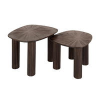 COUCHTISCH Maya Braun 50/62/43 cm 2er-Set - Braun, Holz (50/62/43cm) - Hoyz Collection