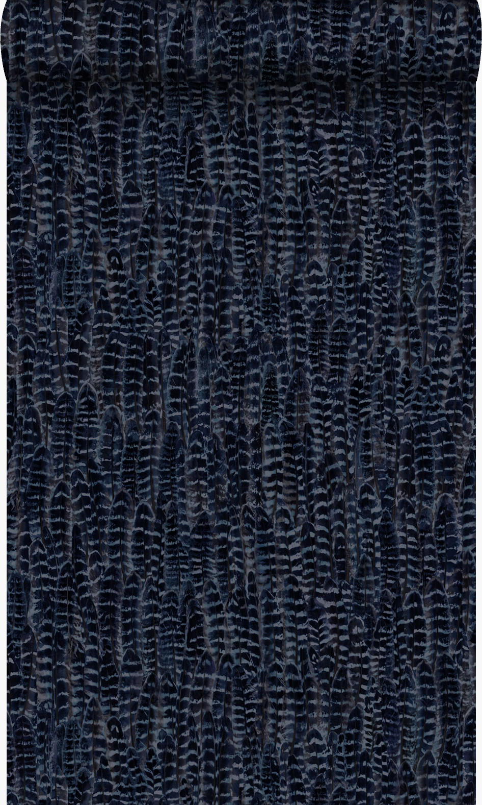 TAPETE Federn 53 cm x 10.05 m - Blau, Papier (53/1000cm) - Origin Wallcoverings