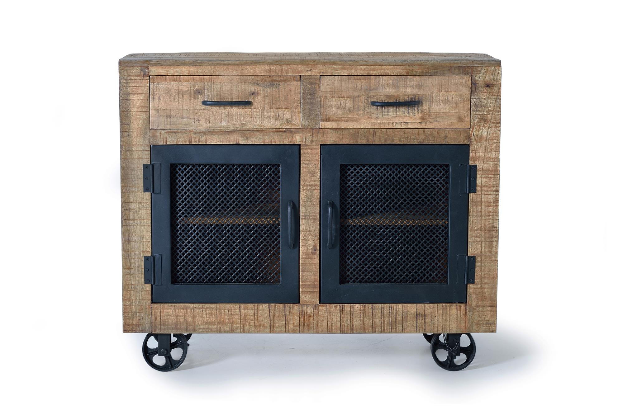 SIDEBOARD aus Mangoholz - Braun, Holz (38/85/100cm) - Giner y Colomer