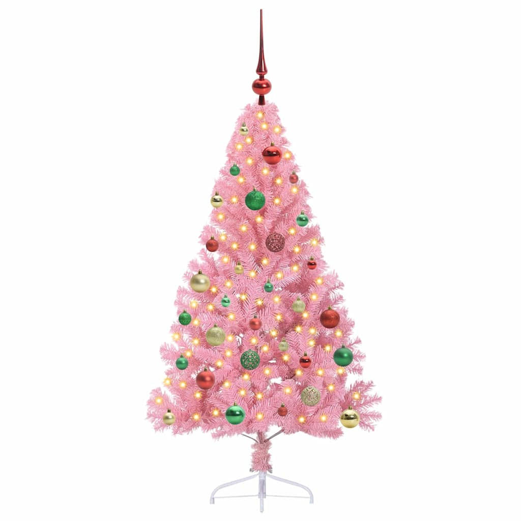 vidaXL Weihnachtsbaum Rosa 150 cm