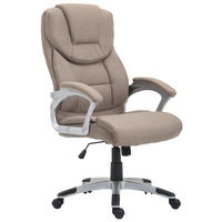 CHEFSESSEL Stoff taupe - Taupe/Grau, Kunststoff/Textil (65/109/73cm) - CLP