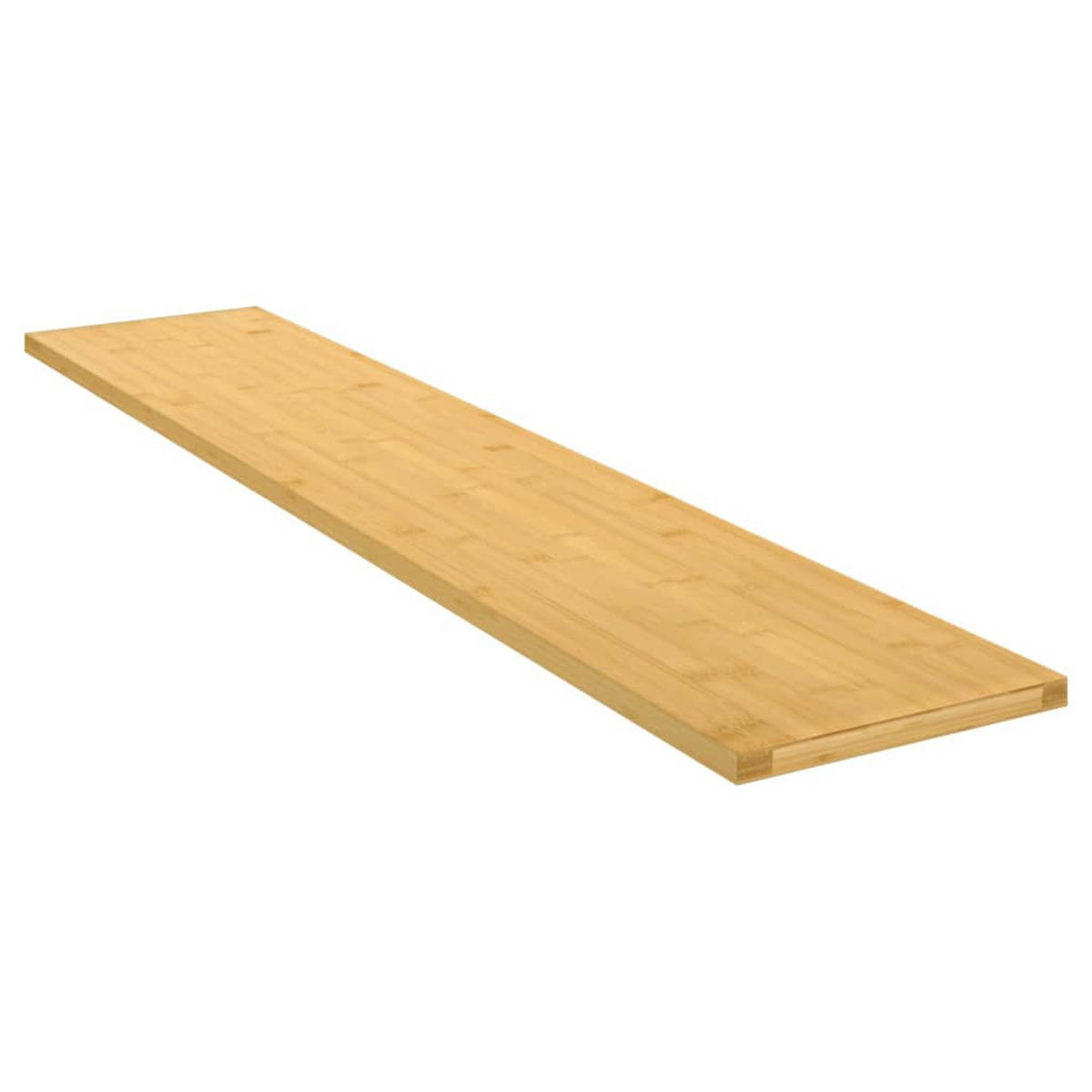 WANDBOARD 100/20/1,5 cm aus Bambus - Braun, Naturmaterialien (100/1.5/20cm) - vidaXL