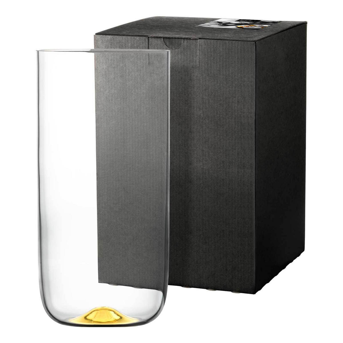 VASE Dot gold 25 cm - Goldfarben, Glas (25cm) - Eisch
