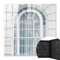 SCHLÜSSELBOX Schwarz 30x30 cm- Türöffnung nach rechts - Klassische Eleganz - Weiß, Metall (30/30/5cm) - TULUP