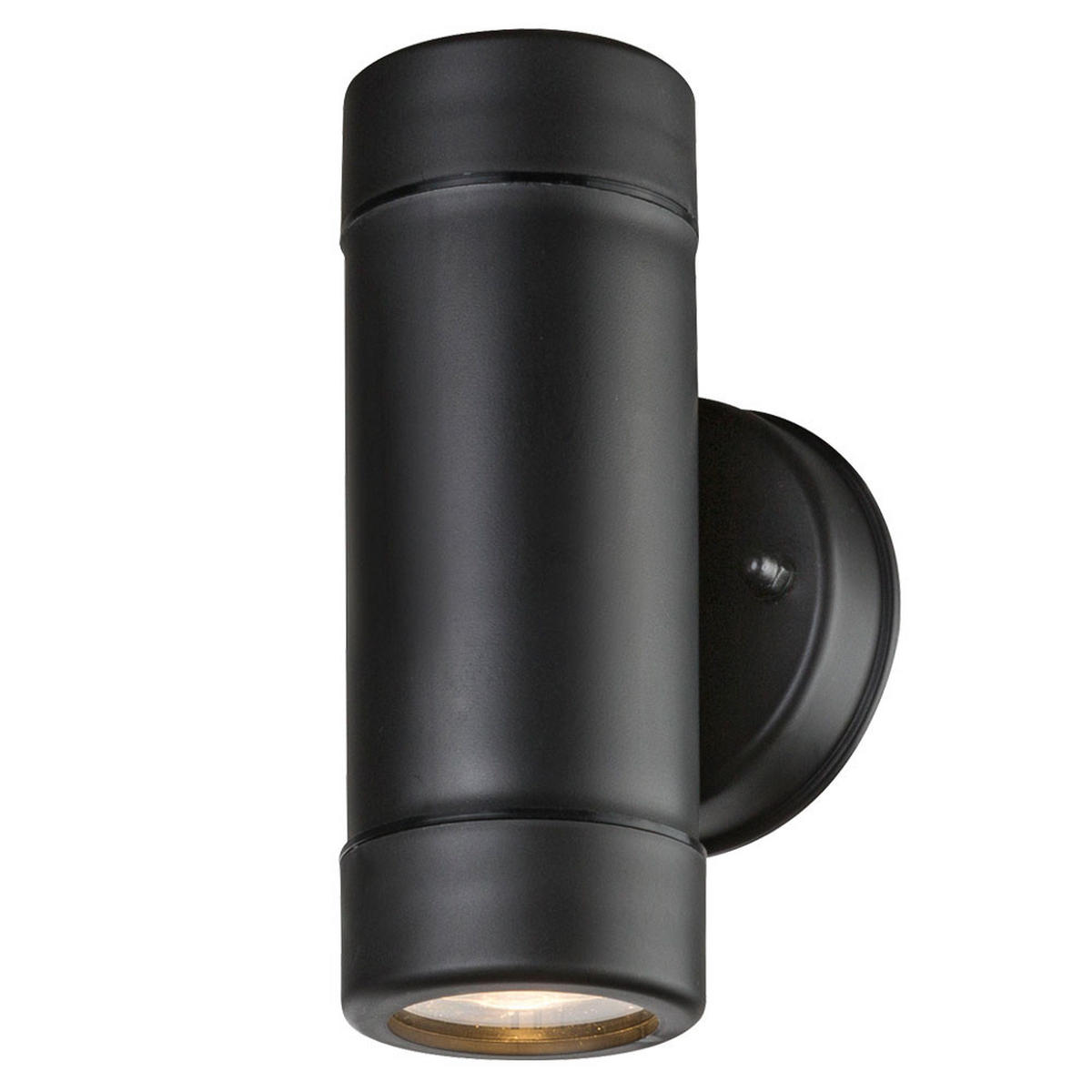 LED AUSSEN-WANDLEUCHTE Metall Schwarz - Schwarz, Kunststoff (8.6/16/8.6cm)