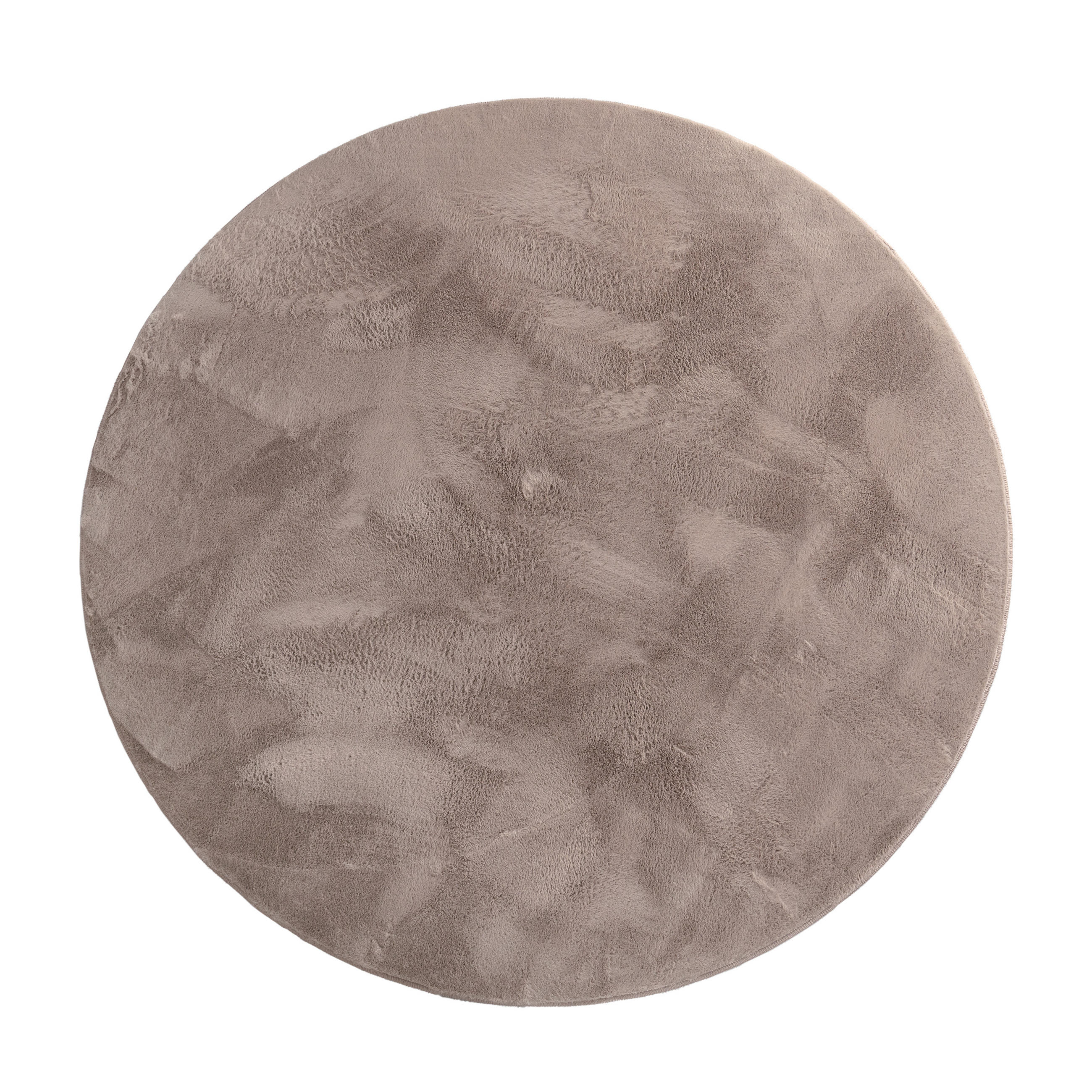 HOCHFLORTEPPICH 160/160 cm Soft 380 - Taupe, Textil (160/160cm) - Paco Home