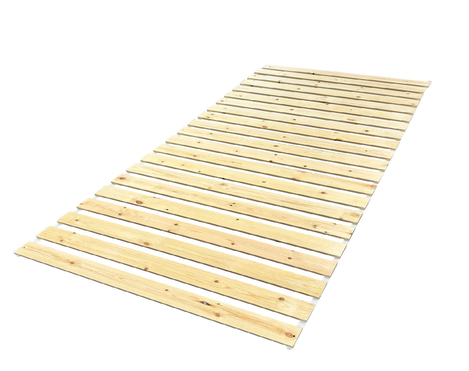 ROLLROST ROMO Lattenrost Massivholz 100x220 cm - Naturfarben, Holz (100/220cm) - Coemo