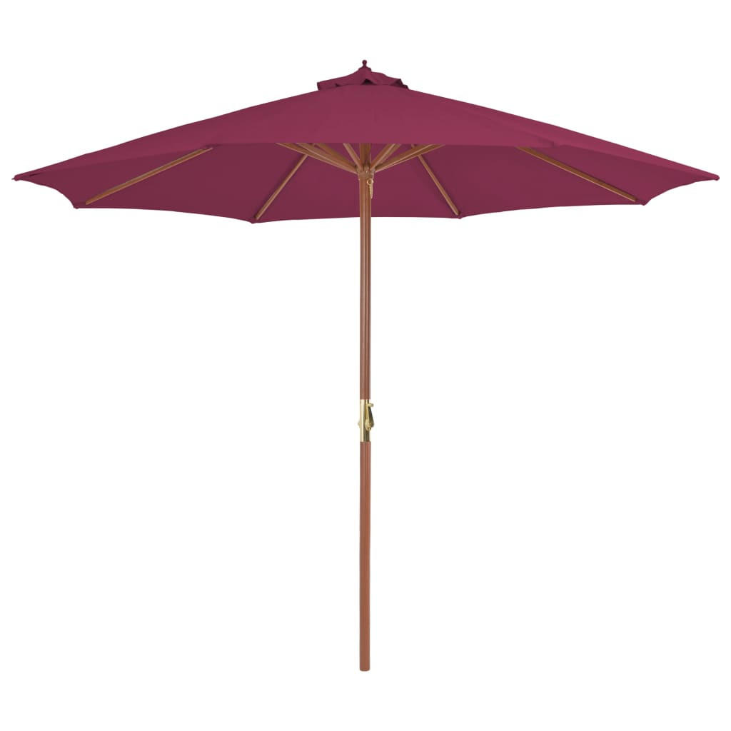 furnicato Sonnenschirm Rot 300x300 cm