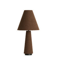 TISCHLAMPE Devia Braun Ø30/61 cm - Braun, Textil (30/30/61cm) - Light & Living