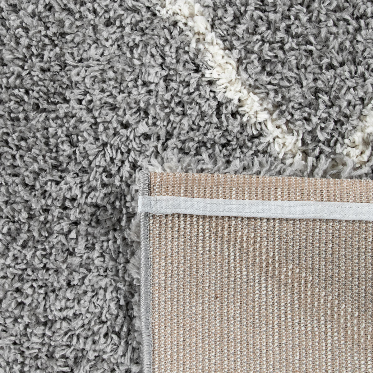HOCHFLORTEPPICH 160/220 cm Kalmar 442 - Grau, Textil (160/220cm) - Paco Home
