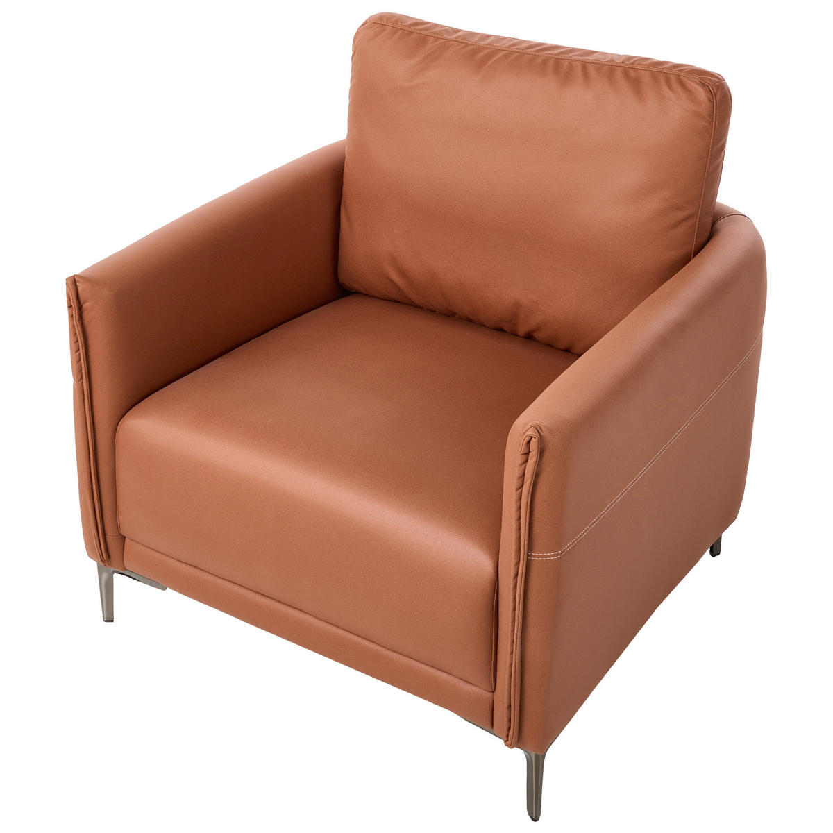 SOFA-SET 6-Sitzer Stoff Goldbraun Cilens - Goldfarben, Textil (212/93/83cm) - Beliani