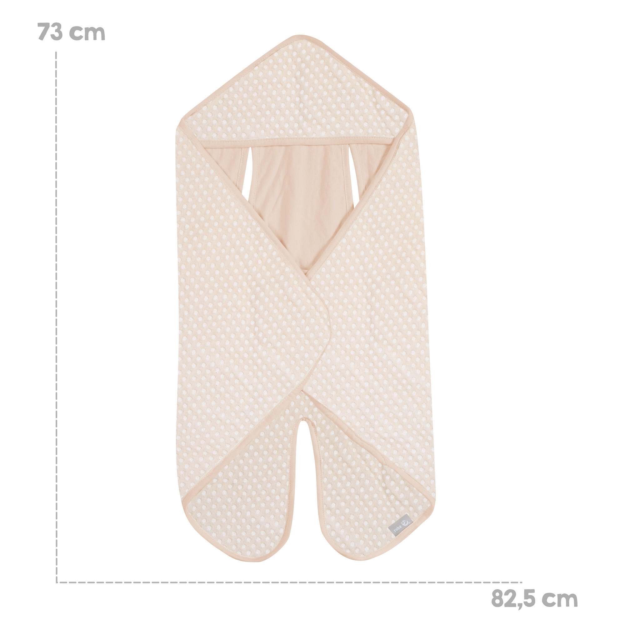 BABY-EINSCHLAGDECKE - Beige - Beige, Textil (82.5/1cm) - Roba