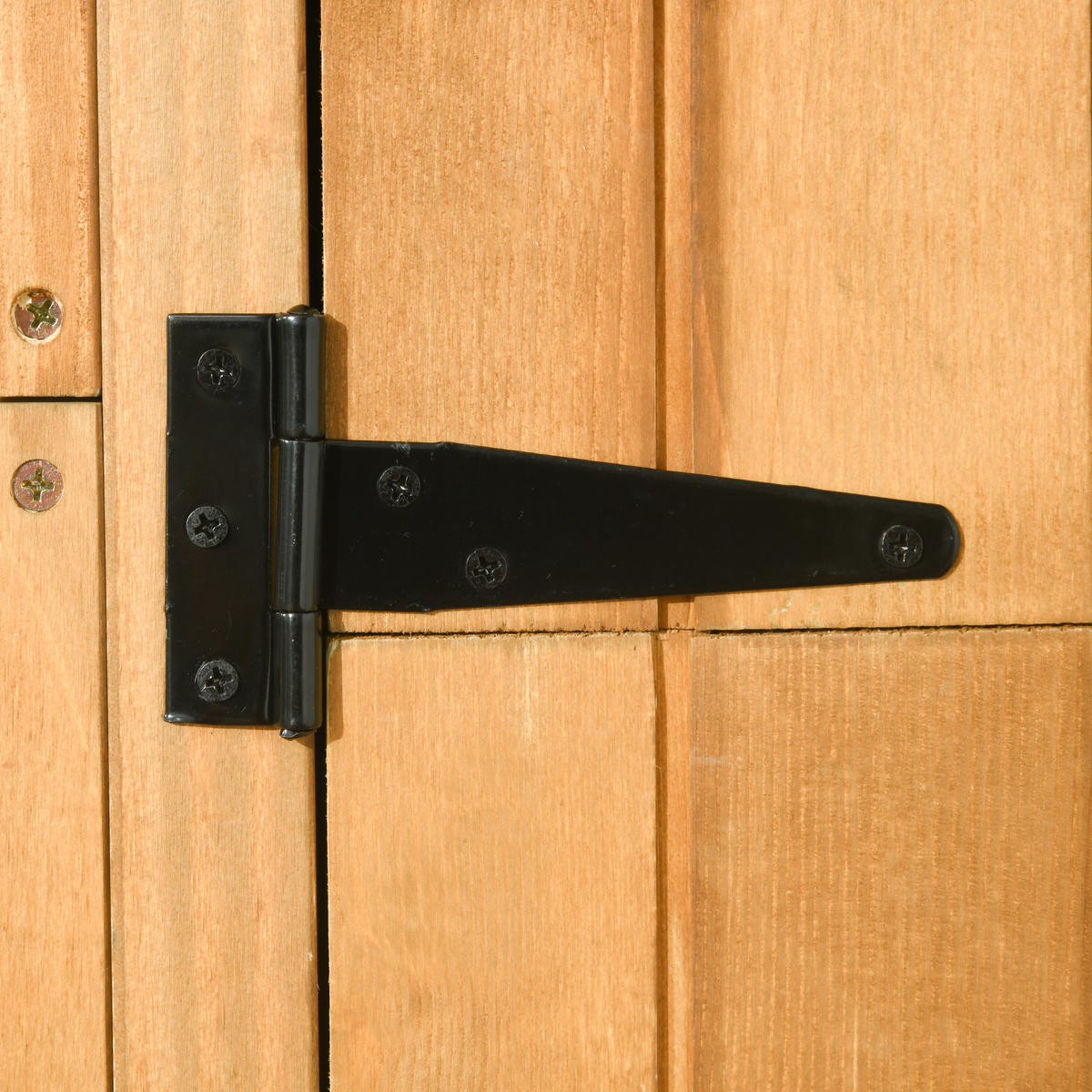 GARTENSCHRANK 77x54x179 cm Holz - Gelb, Holz (77/179/54.2cm) - LEBENLANG