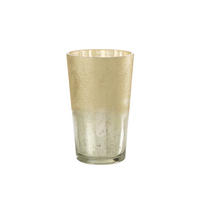 DUFTKERZE M-CHIC - Glas - Silber - XL - 160 Std. - Silberfarben, Glas (20/32.5cm) - J-Line
