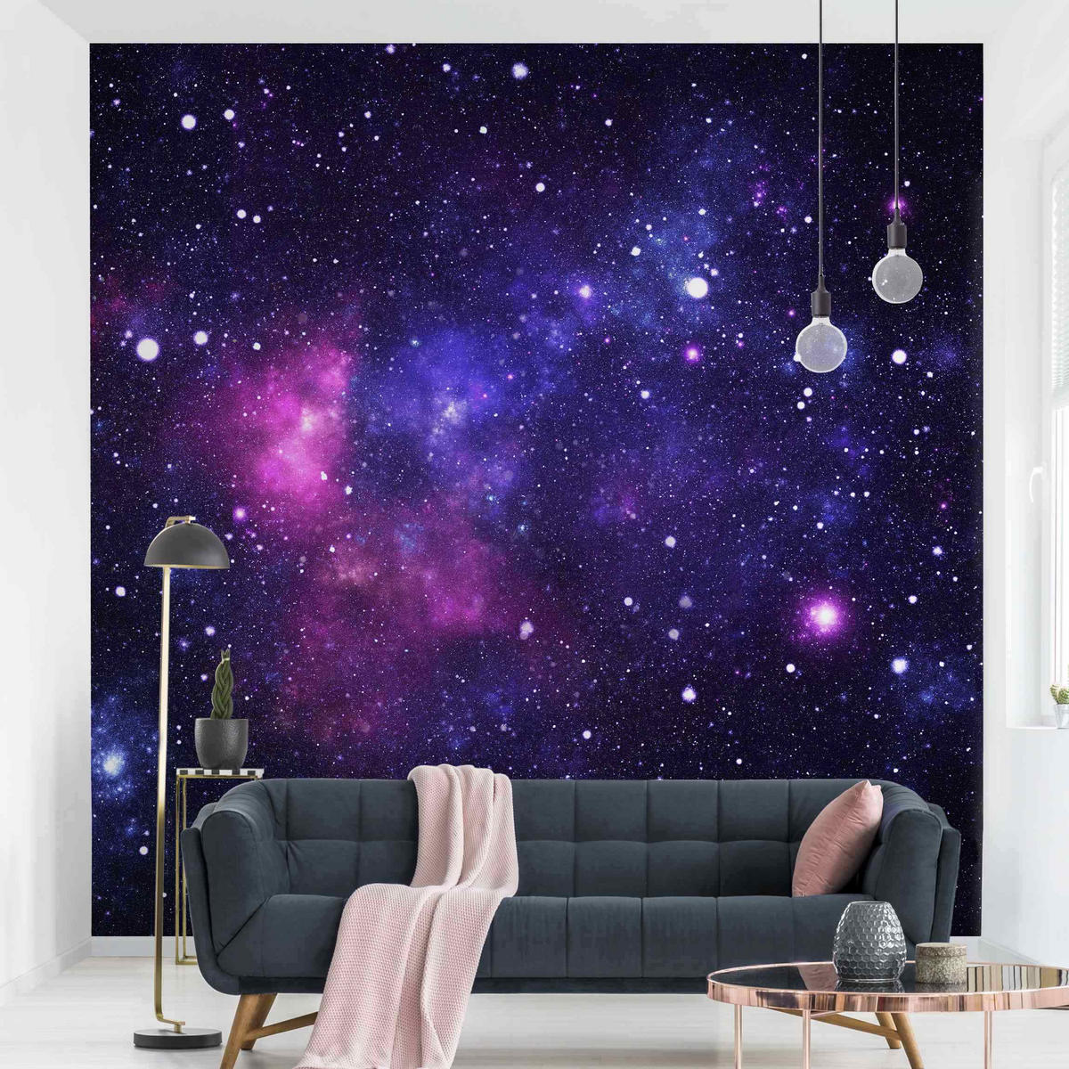 FOTOTAPETE Galaxie 288/288 cm - Multicolor, Papier (288/288cm) - Bilderwelten