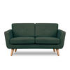 2-SITZER-SOFA TAGIO II mit Armlehnen, Marineblau/Braun - Blau/Braun, Textil (88/80/153cm) - KONSIMO®