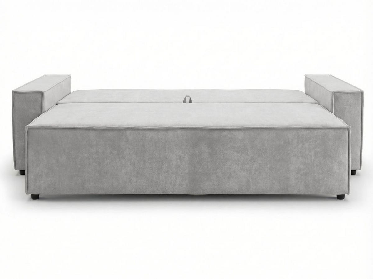 SOFA 230/90/70 Hellgrau Sivra - Hellgrau, Kunststoff/Textil (230/70/90cm) - Graingold