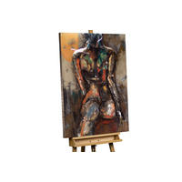 METALLBILD Bunt 100/70 cm - Multicolor, Metall (6.5/70cm) - KUNSTLOFT