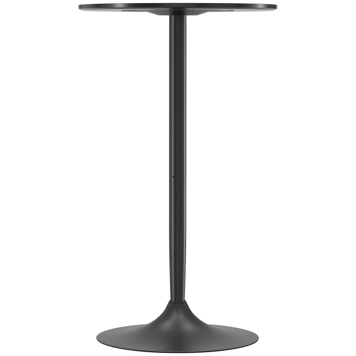 BARTISCH Schwarz 1 Stück - Schwarz, Naturmaterialien (60/60/102cm) - GiPP