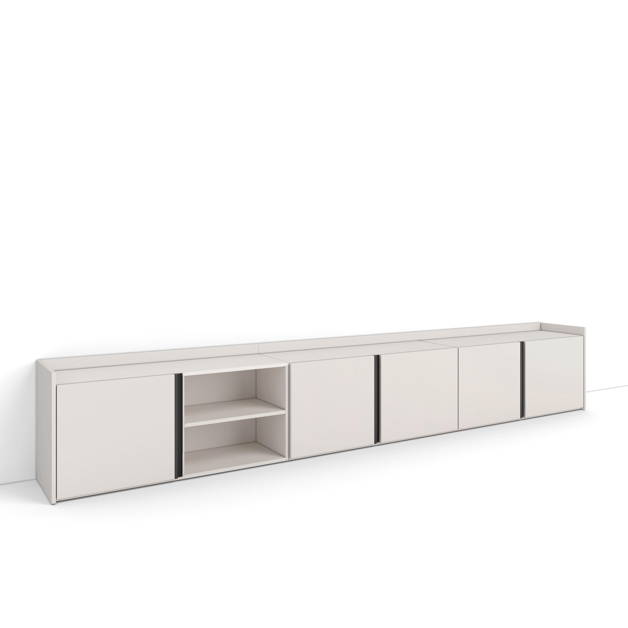 Skraut Home Lowboard, Beige 309x50x35 cm