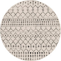 KURZFLORTEPPICH Rund Ø 160 cm Hellgrau - Hellgrau, Textil (160/160cm) - LIVABLISS