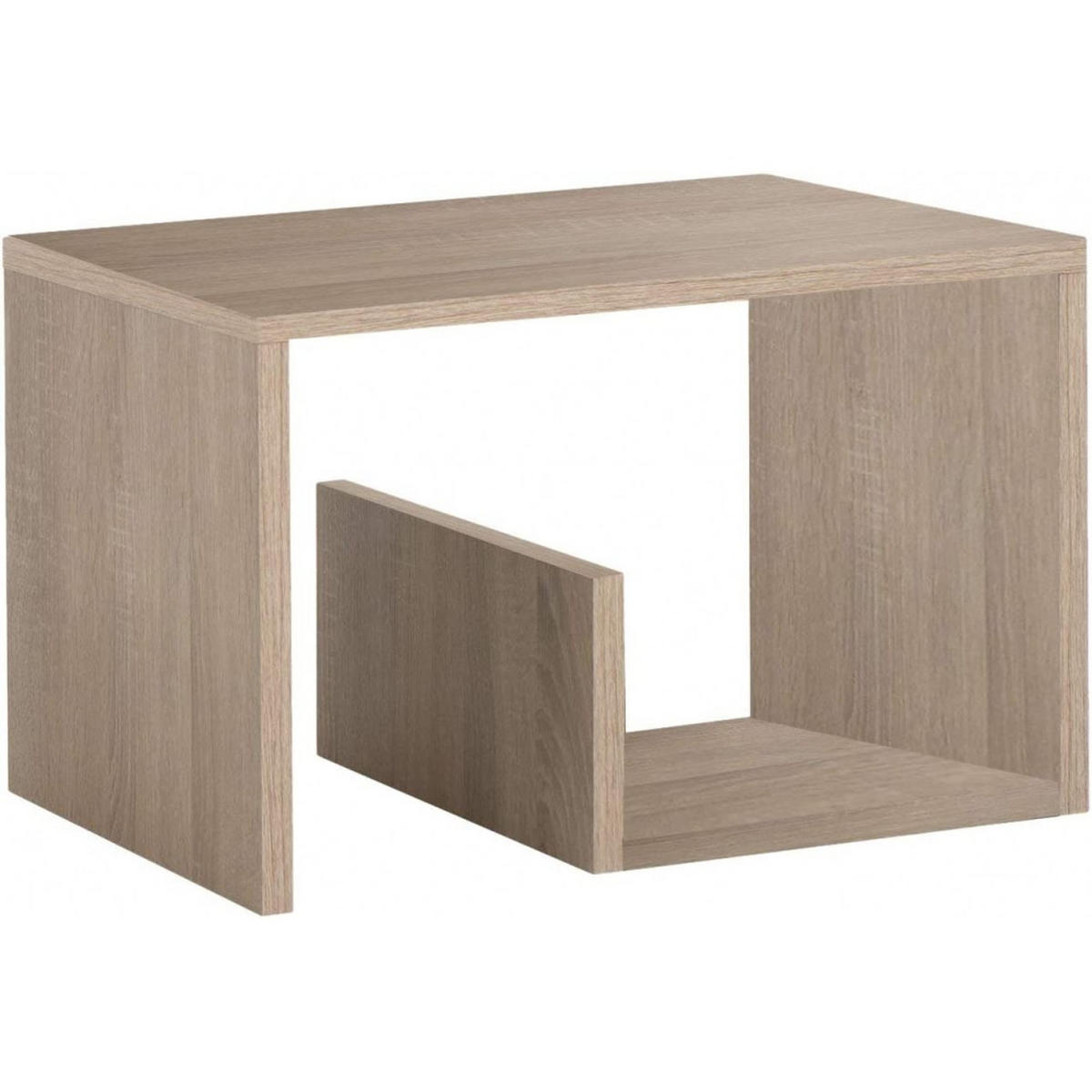 NACHTKOMMODE Mike 59/38/36 cm Eiche Sonoma Sägerau - Sonoma Eiche, Holzwerkstoff (59/38/36cm) - FMD Möbel GmbH