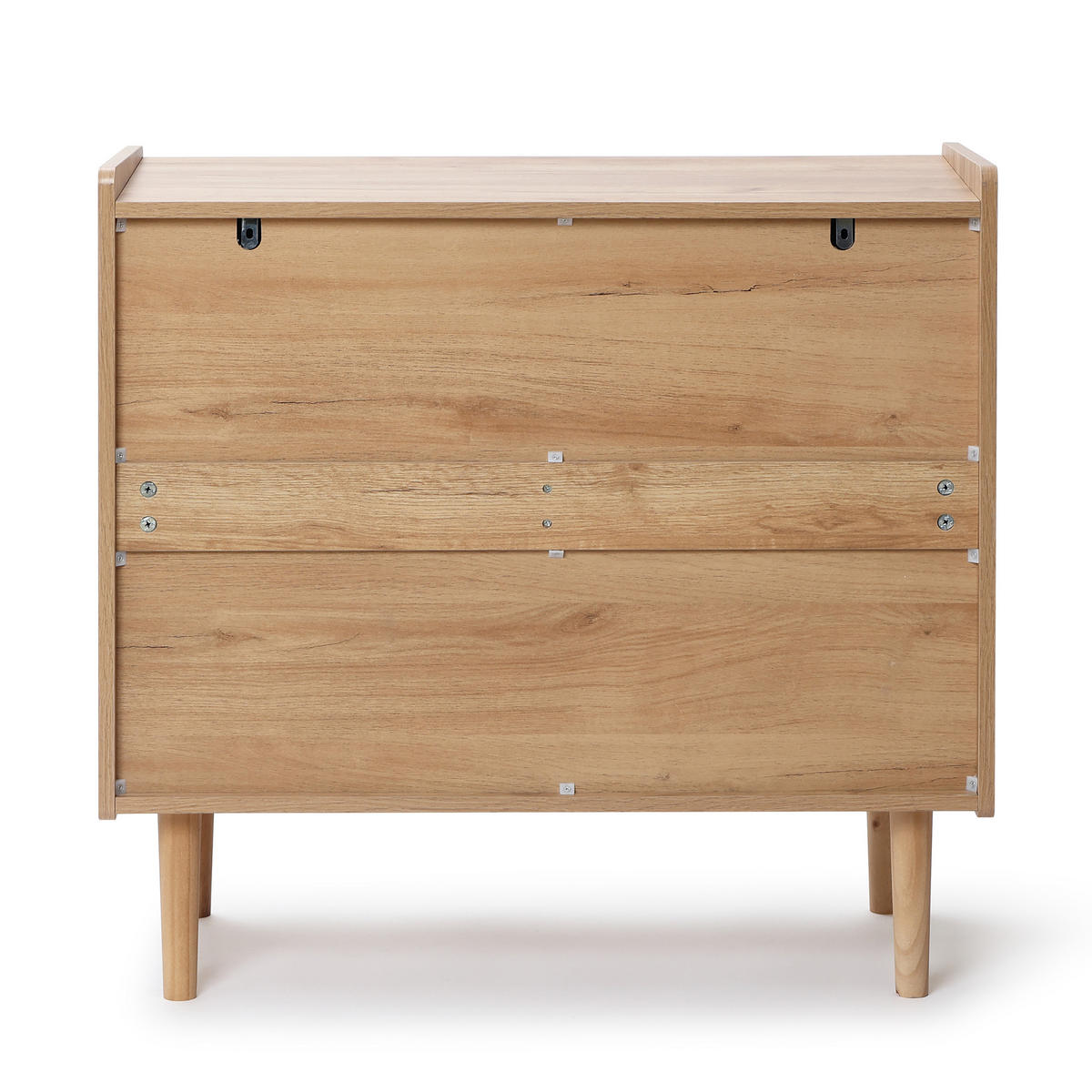 KOMMODE mit 3 Schubladen und Tür - Braun, Holz/Holzwerkstoff (80/74/39cm) - Hometopia