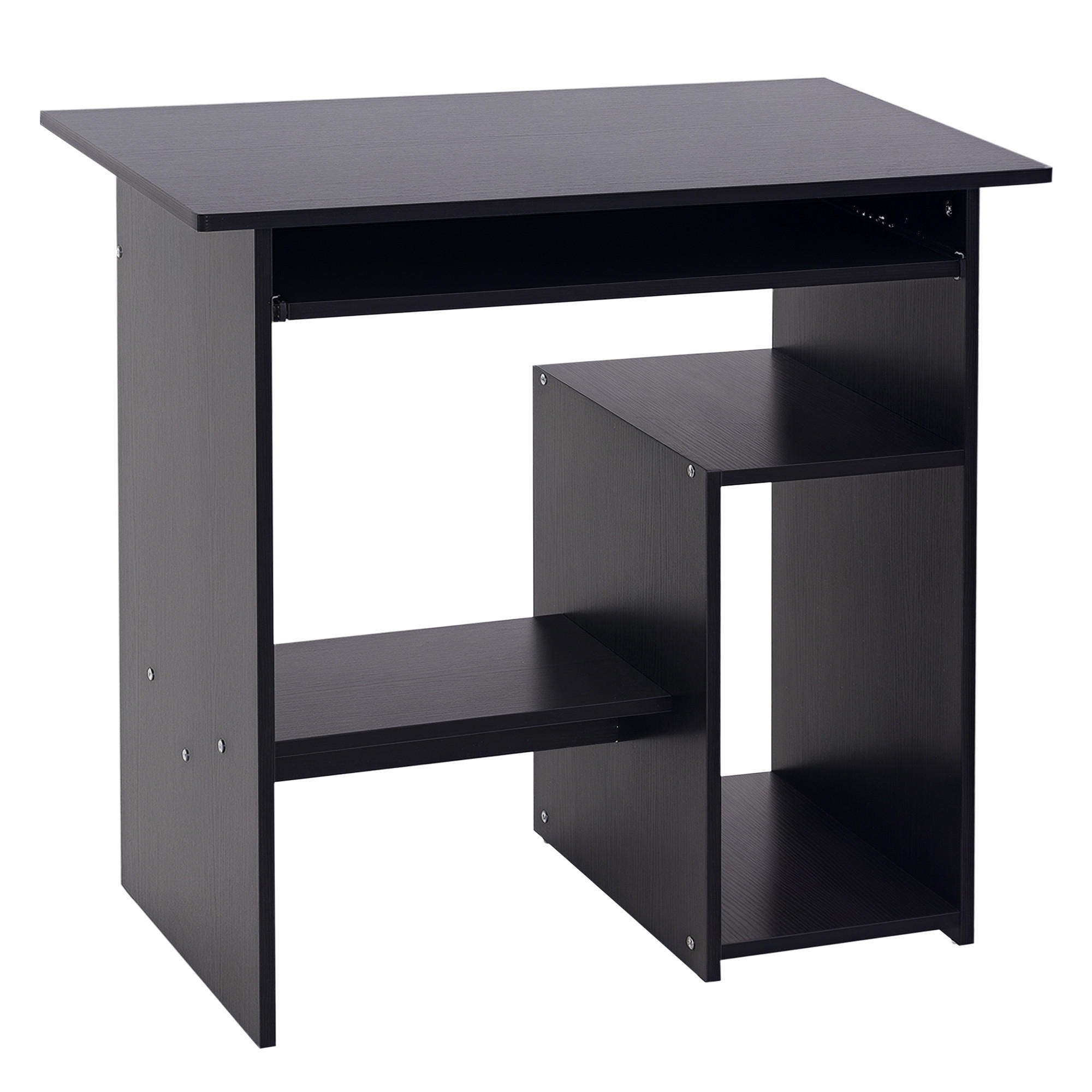 BÜROTISCH Schwarz 1 Stück - Schwarz, Holzwerkstoff (45/80/75cm) - GiPP