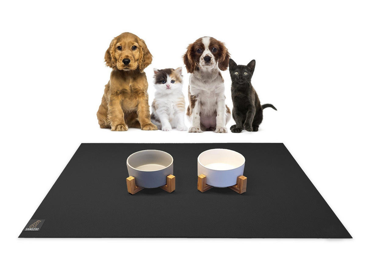 NAPFUNTERLAGE, Öko-Tex, Rechteckig 80 x 140 cm Schwarz - Schwarz, Textil (140/80cm) - SANOZOO