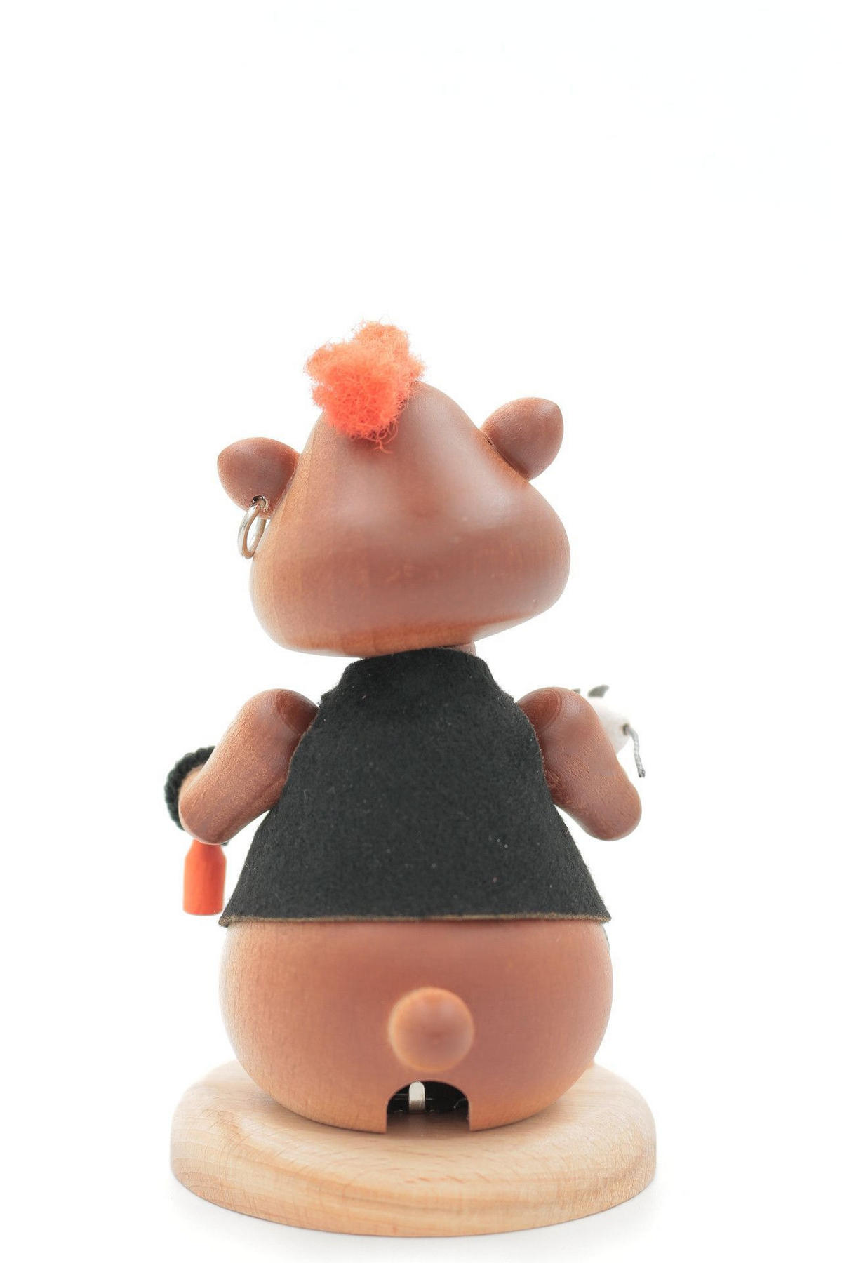 RAUCHFIGUR Hamster Punk 13 cm - Multicolor, Holz (8/13/0.1cm)