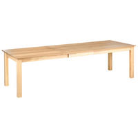 KONFERENČNÍ STŮL Vysunovací 100/180-280 cm Světlý Jasan Madura - světle hnědá, kompozitní dřevo (180/100/76cm) - Beliani