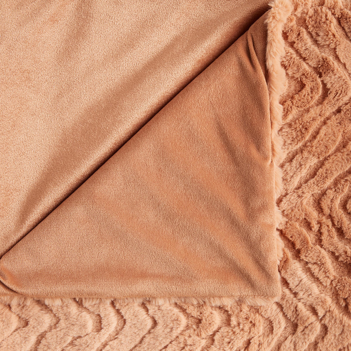 TAGESDECKE Abraconi - Dunkelorange, Textil (180/220cm) - home&you