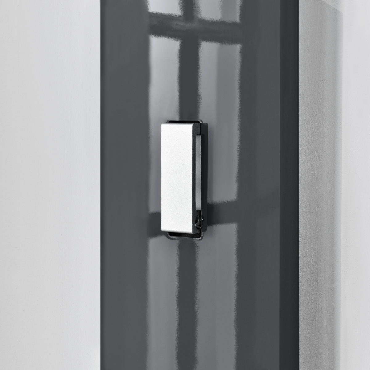 HAKENLEISTE Hansnes - Grau, Holzwerkstoff/Metall (15/165/3cm) - [en.casa]