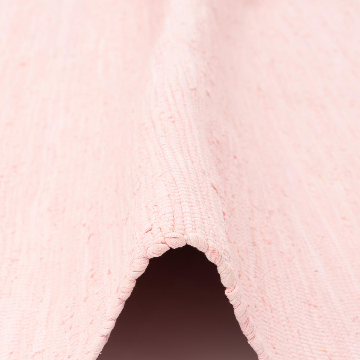 BAUMWOLLE NATUR TEPPICH JOLLY COTTON - Rosa, Textil (160/230cm) - Pergamon