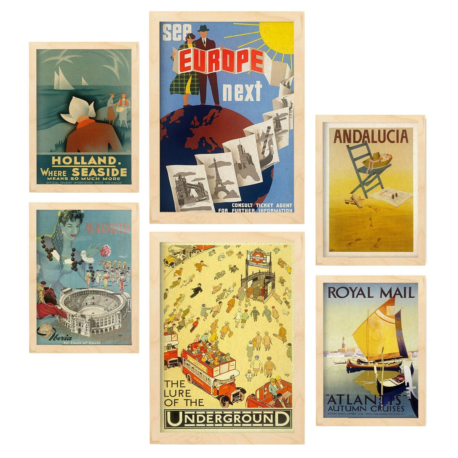 Nacnic Poster Beige 29x3 cm
