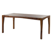 ESSTISCH Sheesham 160x85x77 dunkelbraun lackiert ANCONA #216 - Dunkelbraun, Holz (160/85/77cm) - Massivmoebel24
