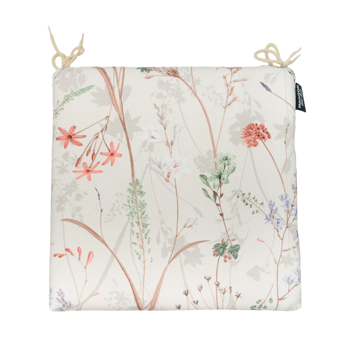 SITZKISSEN Eco-line - Beige - 40/40/4,5 cm - 4er-Set - Beige, Textil (40/4/40cm) - Madison