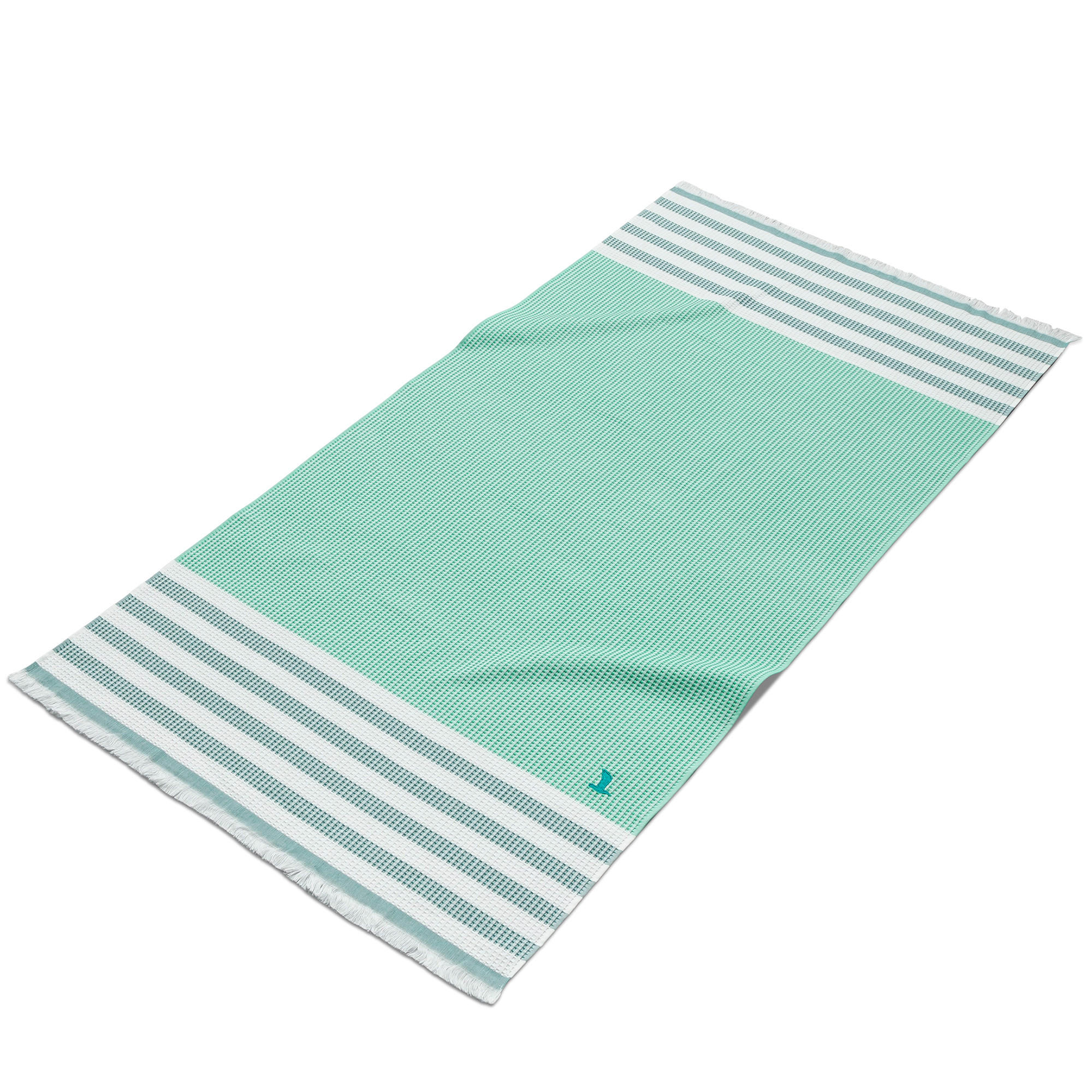 STRANDTÜCHER SUMMER DAYLIGHT GRASS/EMERALD - 061 - Grün, Textil (90/180cm) - MÖVE
