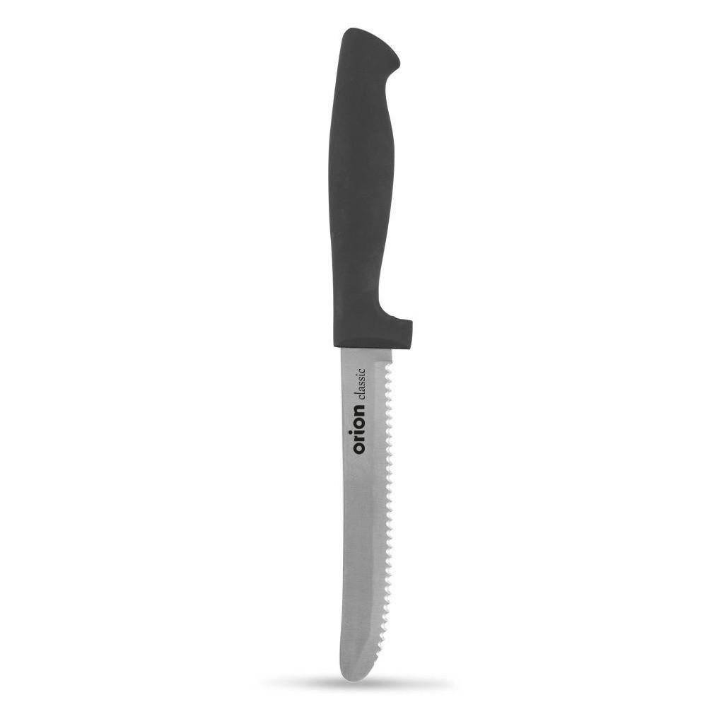 KÜCHENMESSER CLASSIC Schwarz Silber - Schwarz, Metall (21.5cm) - Orion 