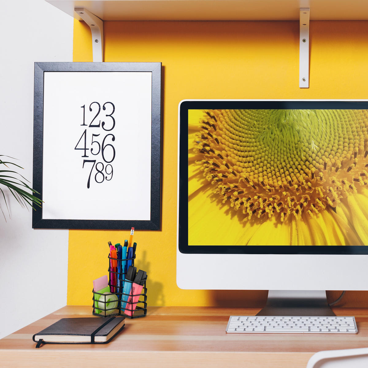 DRŽIAK kefky - čierna, kov (12/12.5/12.5cm) - Relaxdays