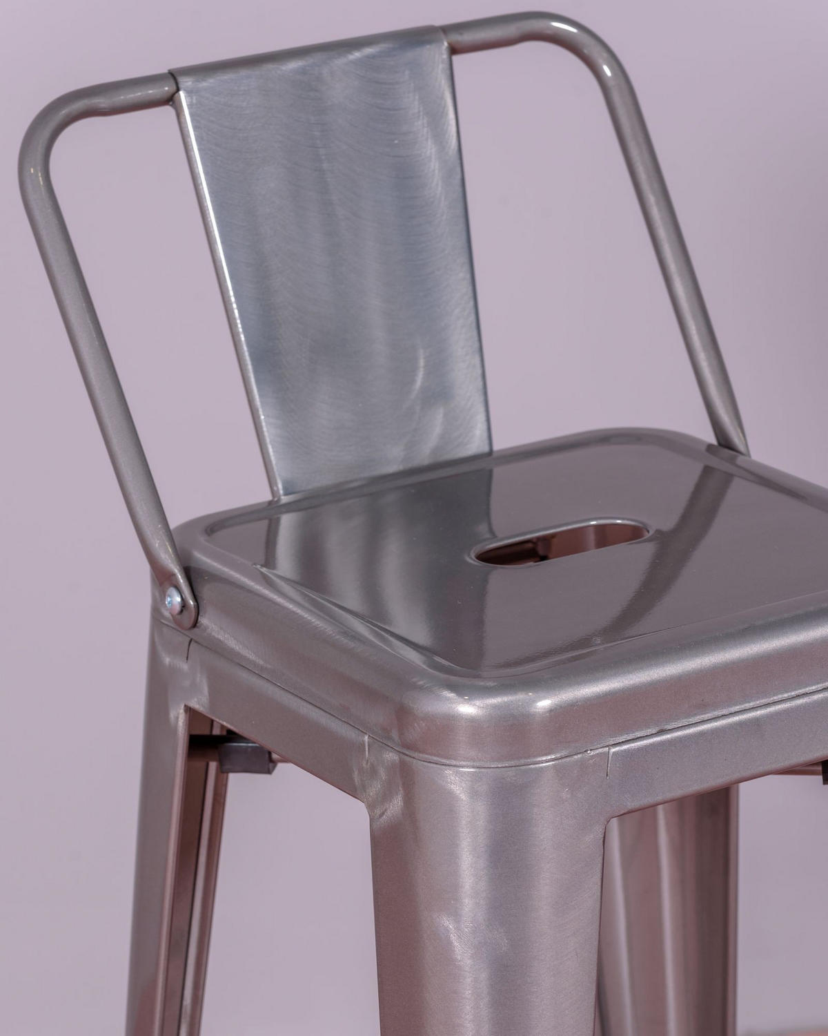 HOCKER Metall Alufarben - Alufarben, Metall (41/88/39cm) - Nest Dream