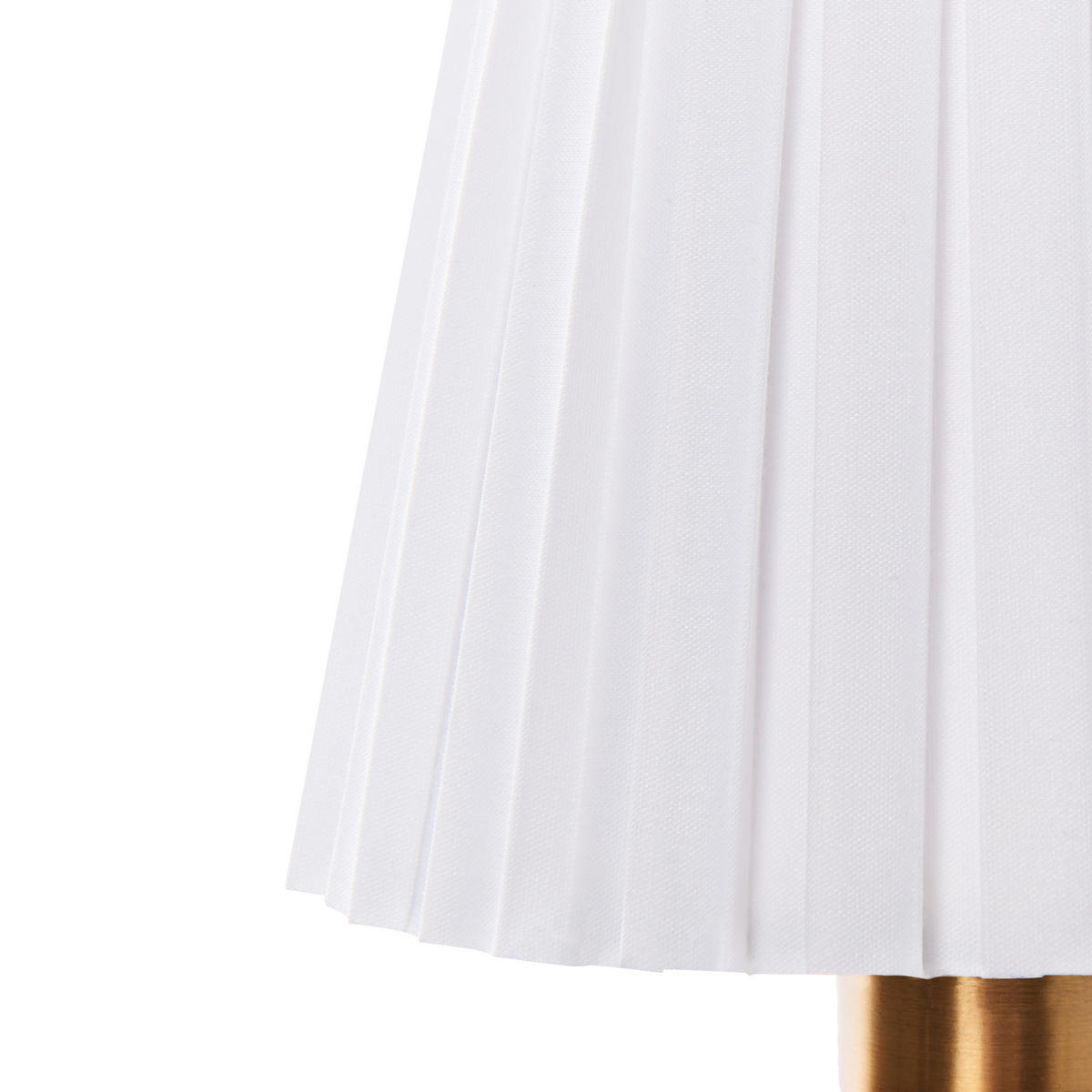WANDLAMPE 2er Set Weiß/Gold Tolka - Goldfarben/Weiß, Metall (24/21/14cm) - Beliani