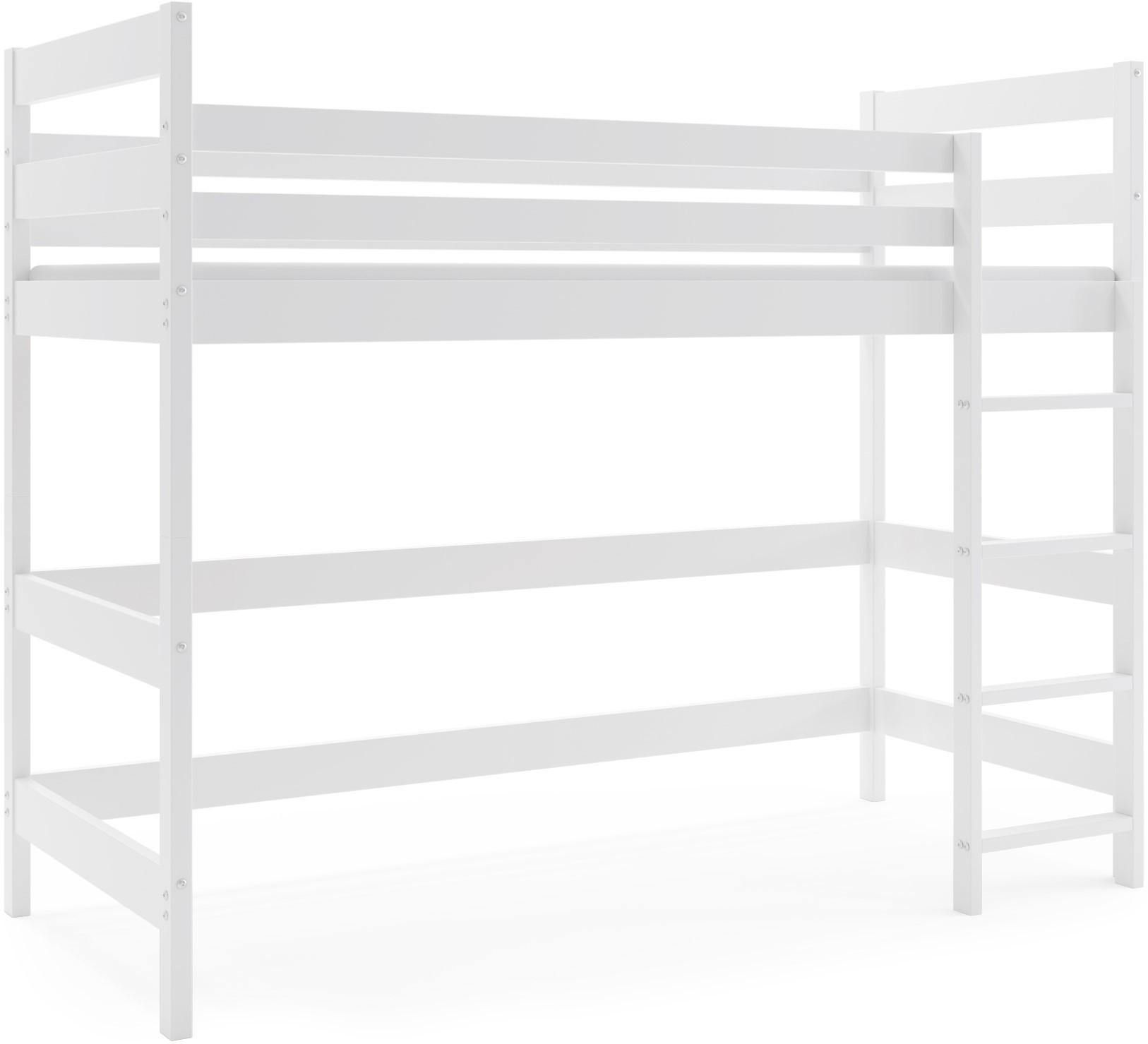 HOCHBETT Anter 200x90cm - Weiß, Holz (90/200cm) - Interbeds