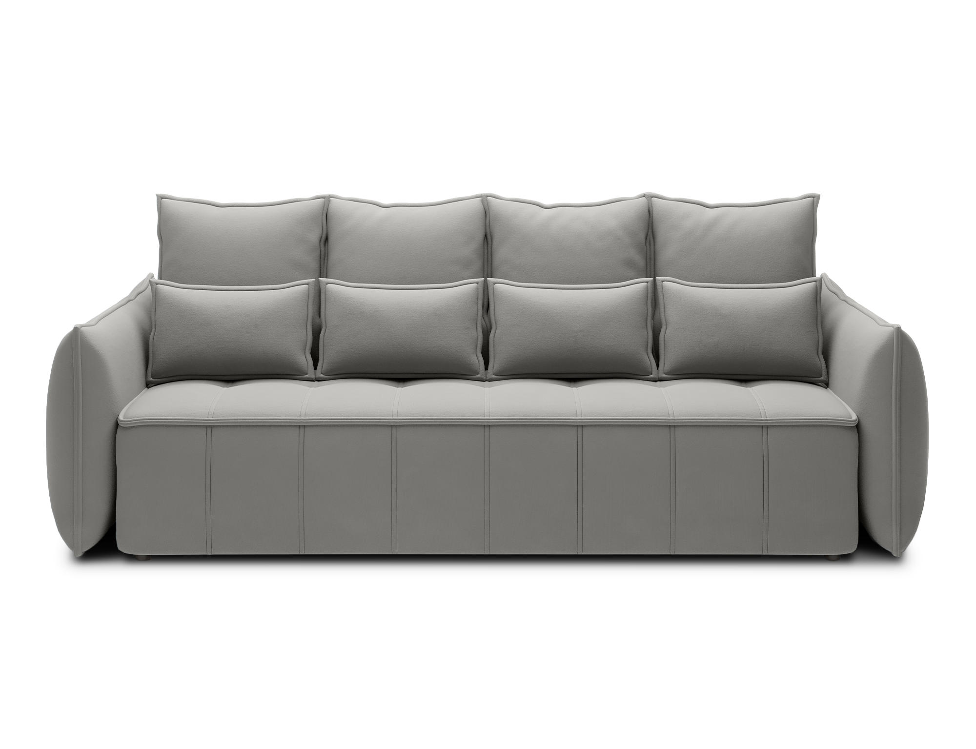 SCHLAFSOFA WELSH - Grau (SOLA 04) - Grau, Holzwerkstoff (242/94/106cm) - Möblo