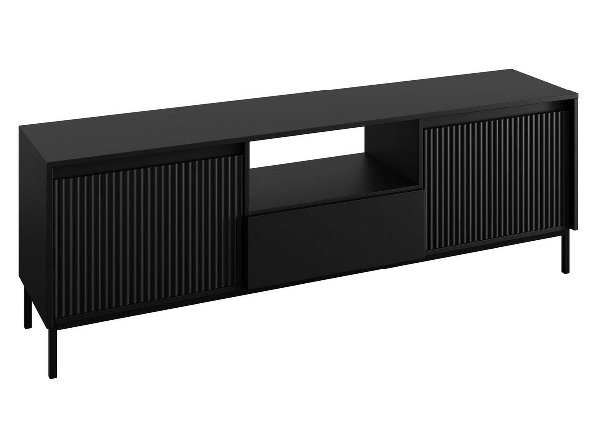 TV-ELEMENT Ozmi 2K1SZ - Schwarz, Holzwerkstoff/Metall (174/55/40cm) - MIRJAN24