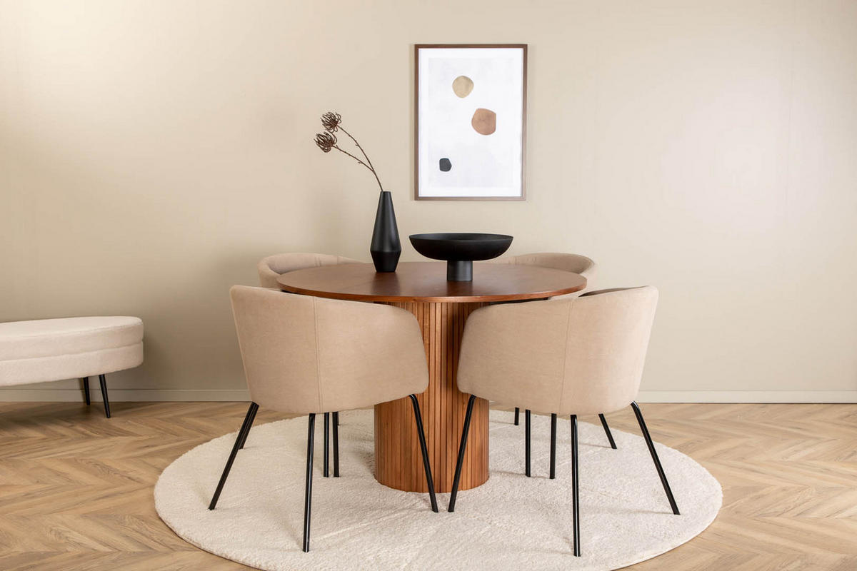 TISCHGRUPPE Braun - Braun, Holzwerkstoff (110/74/110cm) - ebuy24